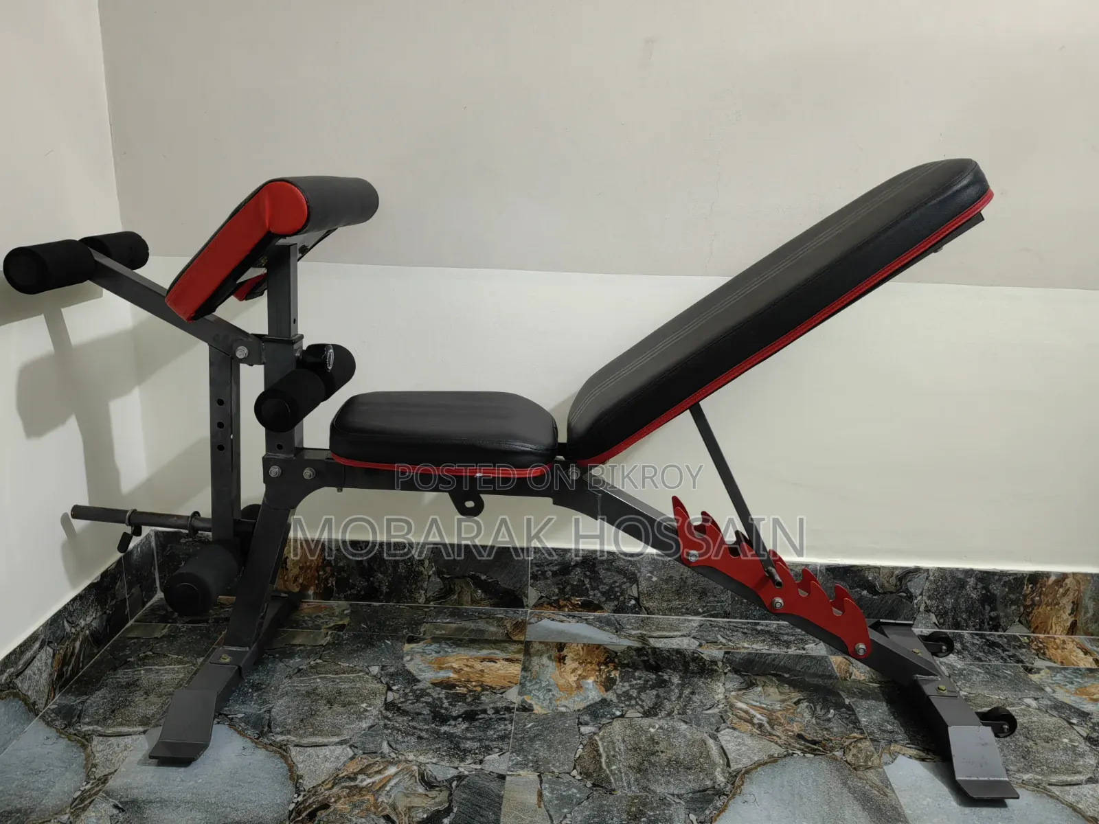 Yoleo Adjustable Weight Bench (6 Position, 150kg Capacity)