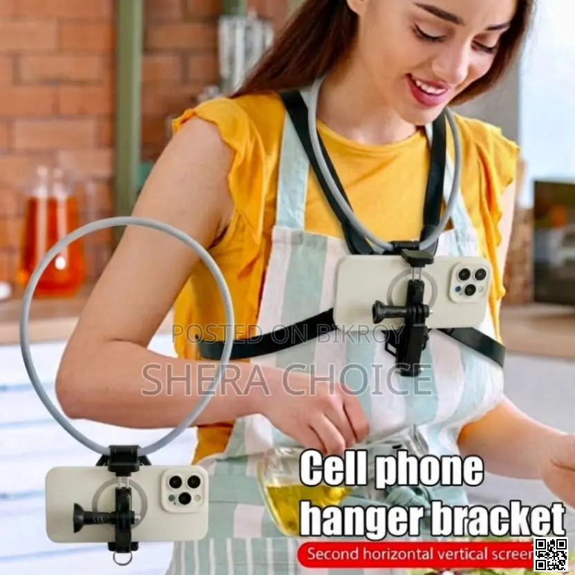Neck Holder Mount Stand for Mobile Phone Action Camera