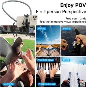 Neck Holder Mount Stand for Mobile Phone Action Camera