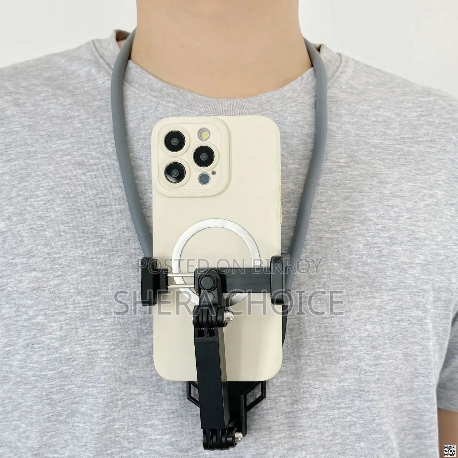 Neck Holder Mount Stand for Mobile Phone Action Camera