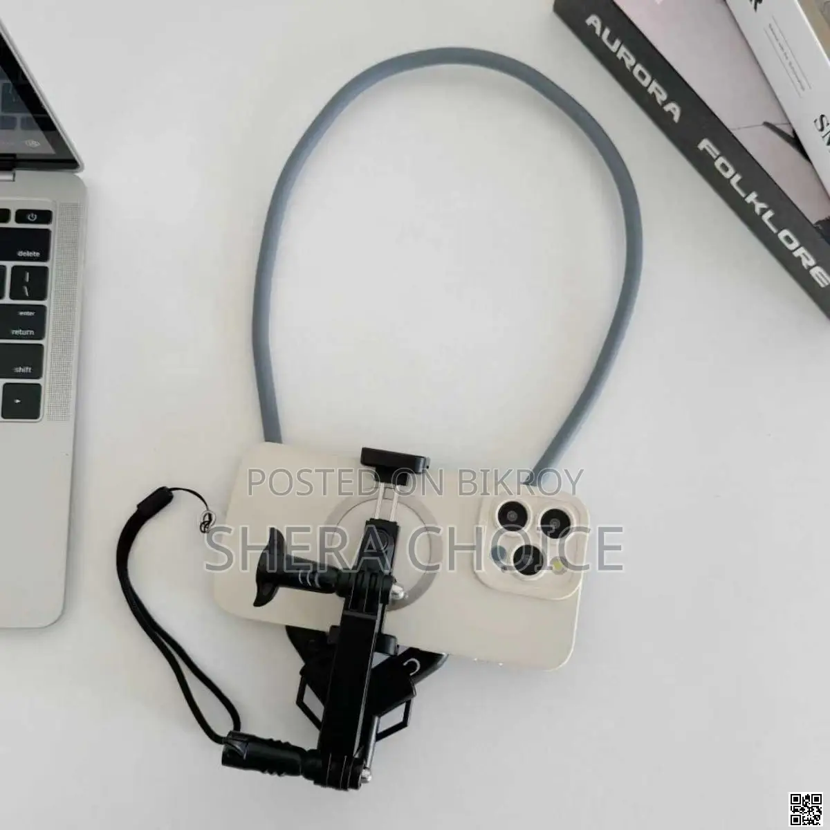 Neck Holder Mount Stand for Mobile Phone Action Camera