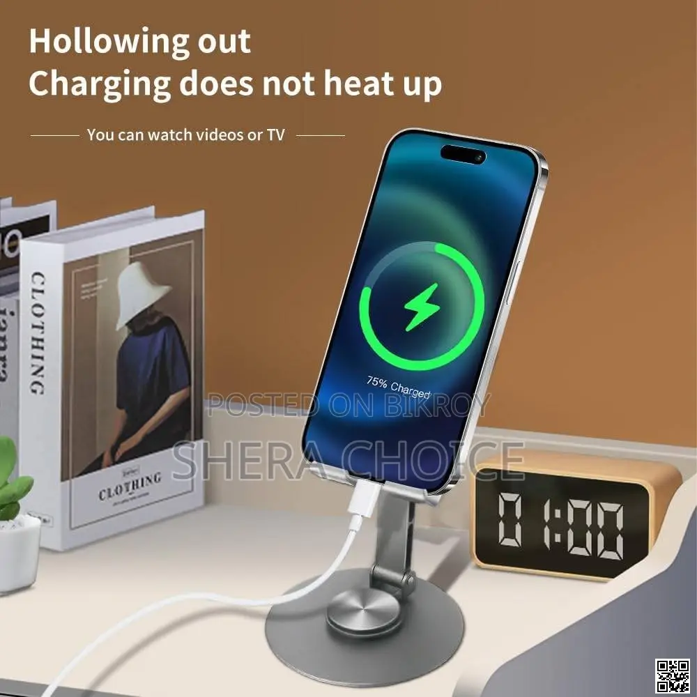 360° Rotating Foldable Tablet Phone Holder, Multi-Angle