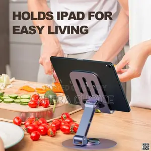 360° Rotating Foldable Tablet Phone Holder, Multi-Angle