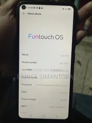 Vivo Y50 128 GB Black