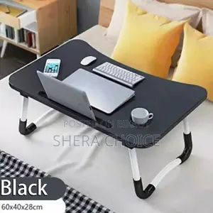 Foldable Laptop Table for Reading, Writing, and Eating on Bed