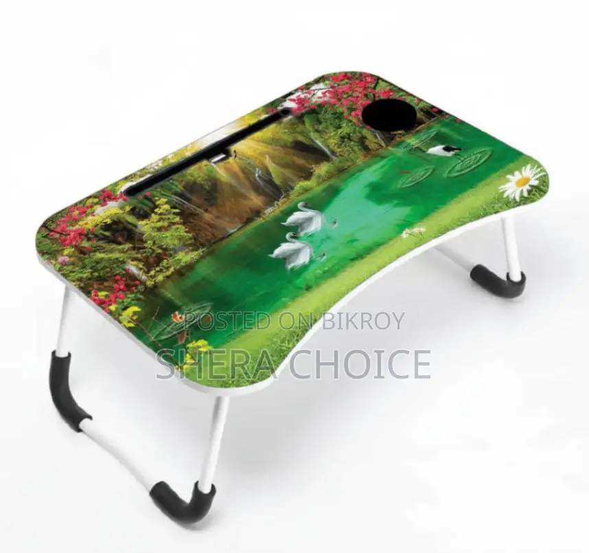 3D Printed Folding Laptop Table for Reading, Writing, Eating, in Bed