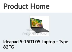 Laptop Lenovo Ideapad 3 8GB Intel Core i5 HDD 256GB