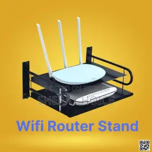 2-Layer Wall Mounted Router Stand, WiFi Router Stand