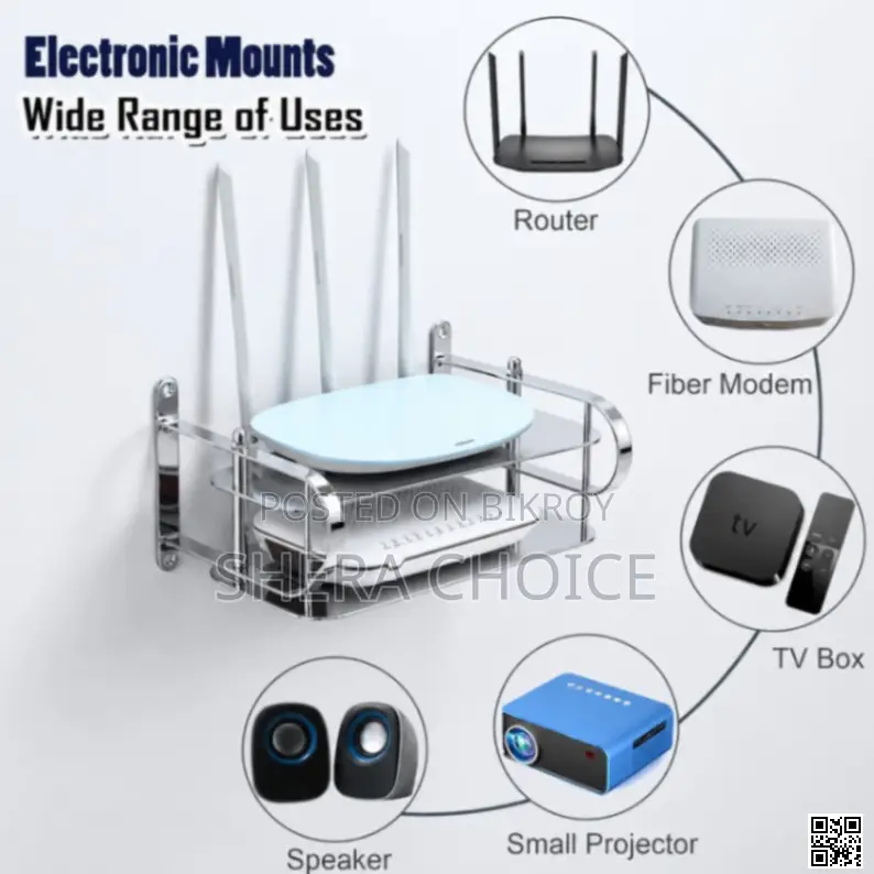 Stainless Steel Wall Mounted Router Stand Wall Router Stand