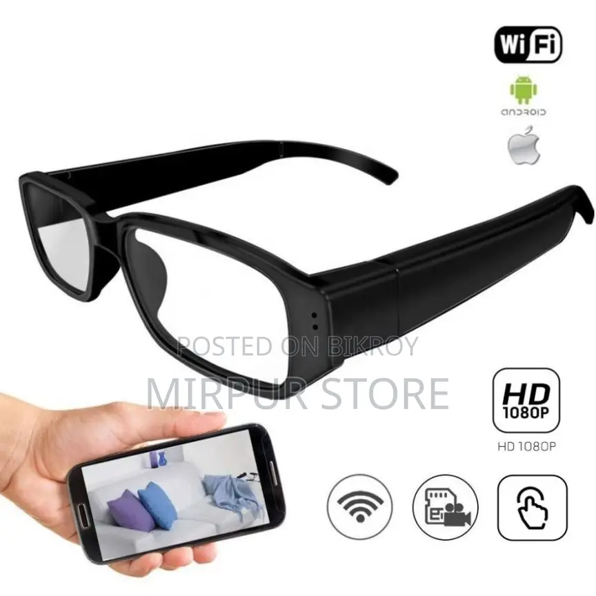 Spy Camera Glasses With Video Digital Camcorder Support Up to 32gb