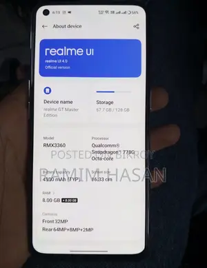 Realme GT Master Edition 128 GB White