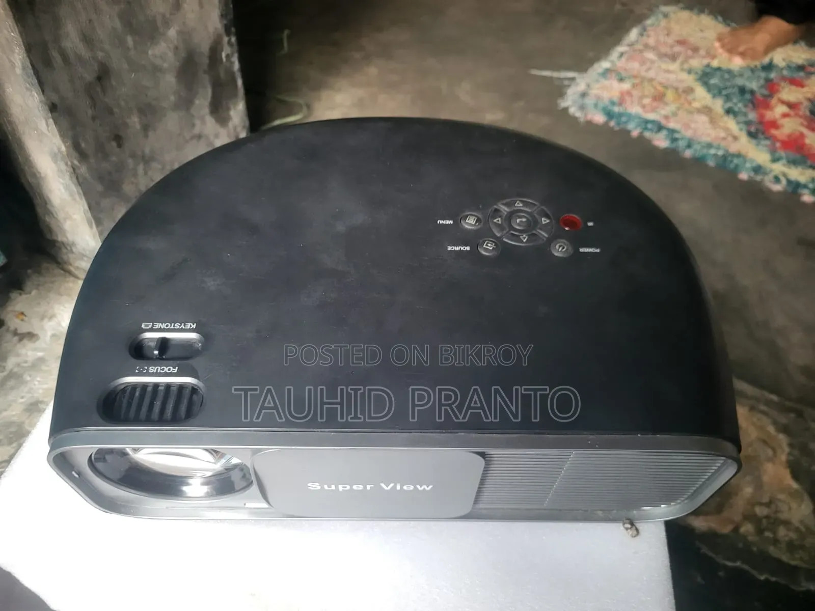 সুপার ভিউ এইচডি মাল্টিমিডিয়া প্রজেক্টর বক্সসহ