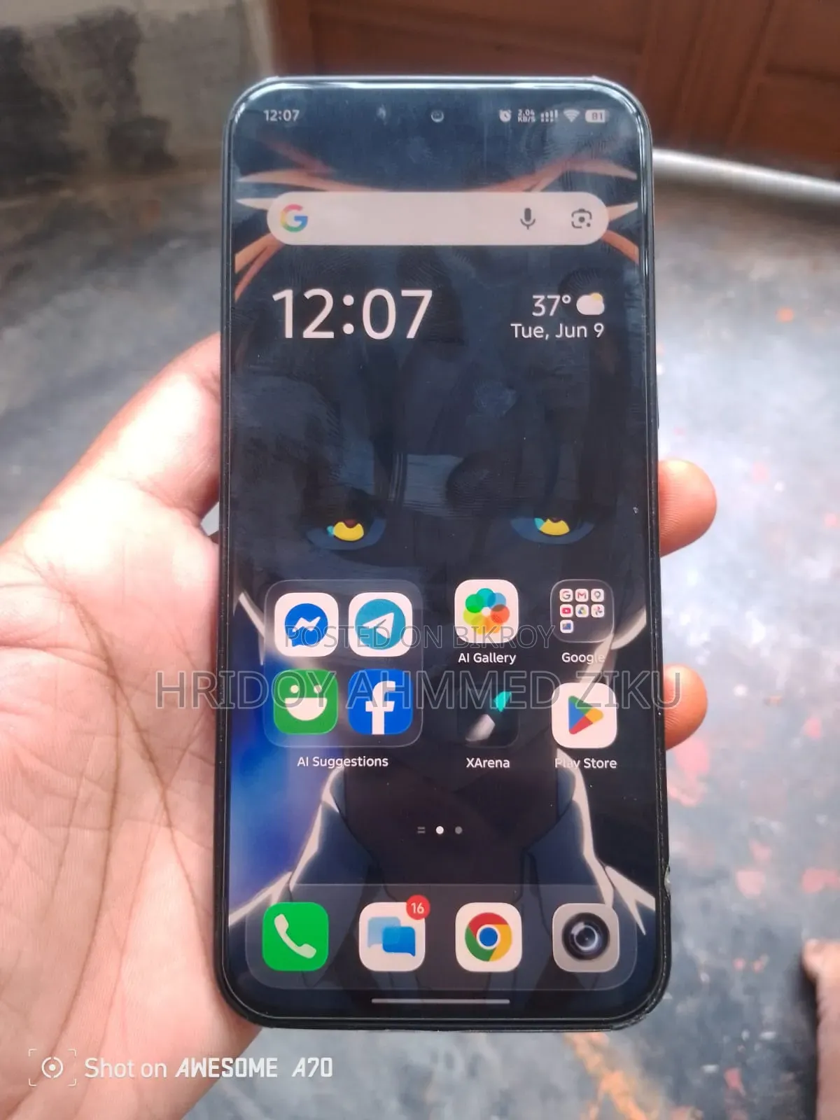 Infinix GT 30 Pro 256 GB Black