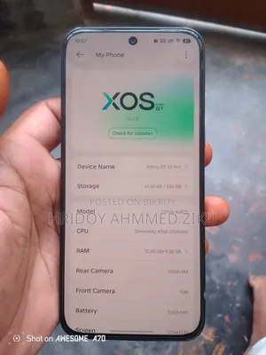 Infinix GT 30 Pro 256 GB Black