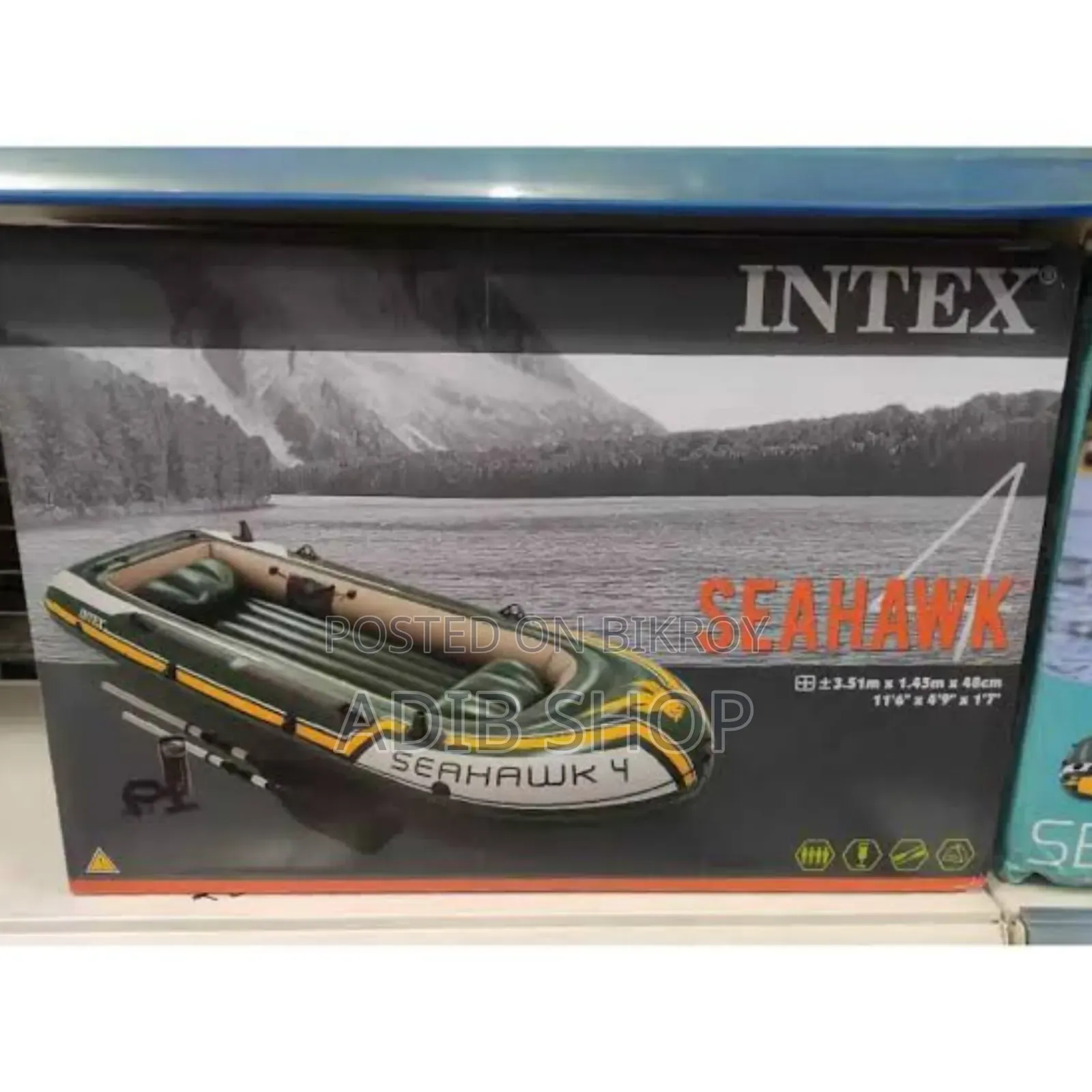 Intex Seahawk 4 Boat 480kg Load Capacity