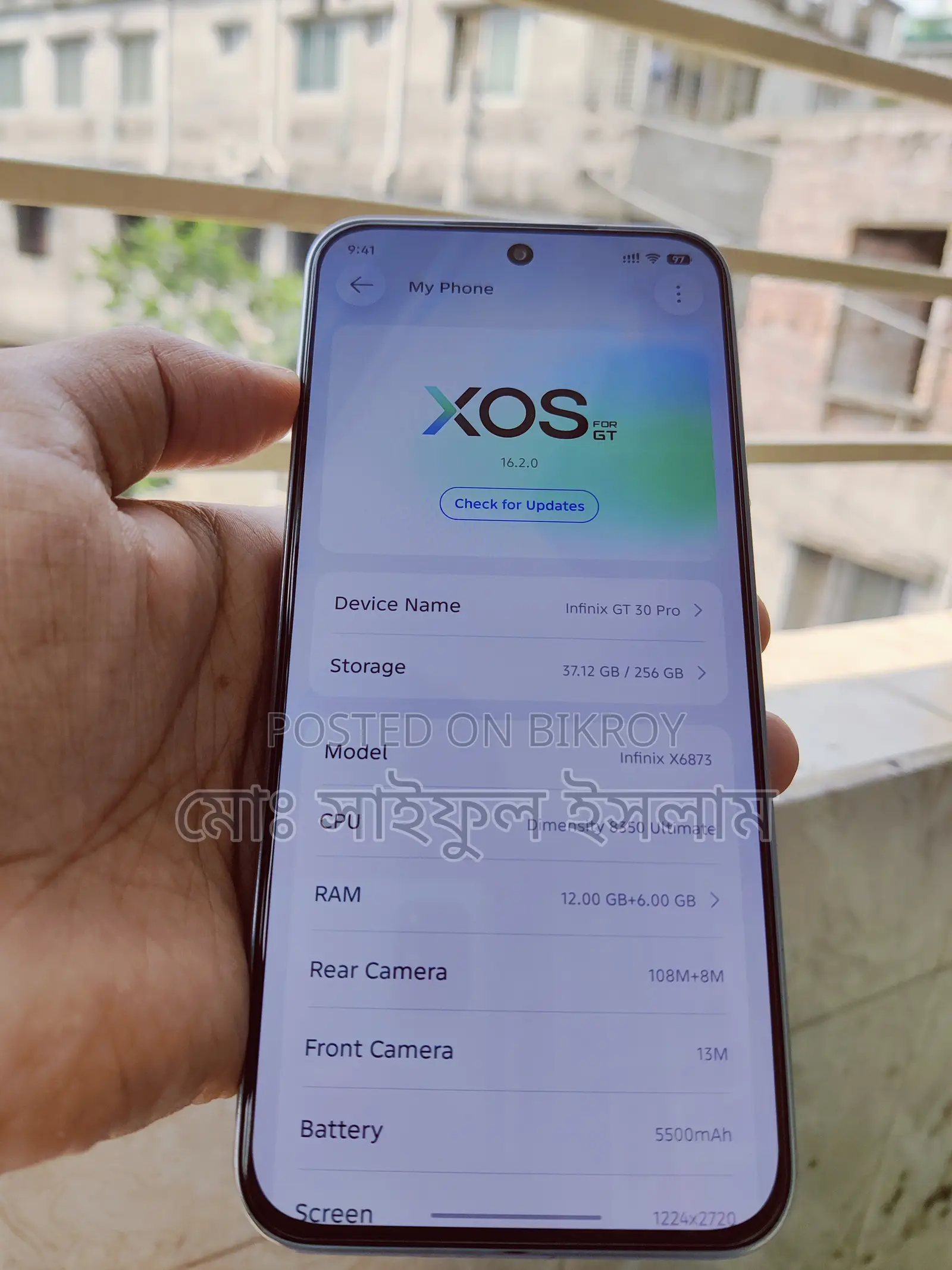 Infinix GT 30 Pro 256 GB White
