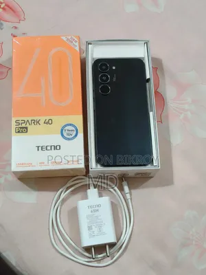 Tecno Spark 40 Pro 128 GB Black