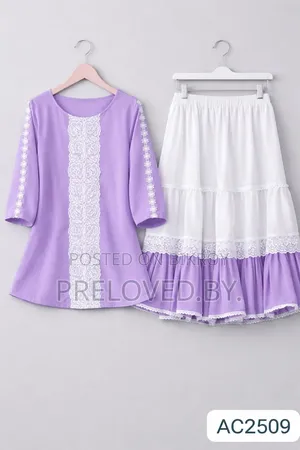 Trendy Ladies Tops Skirt Sets in 4 Types