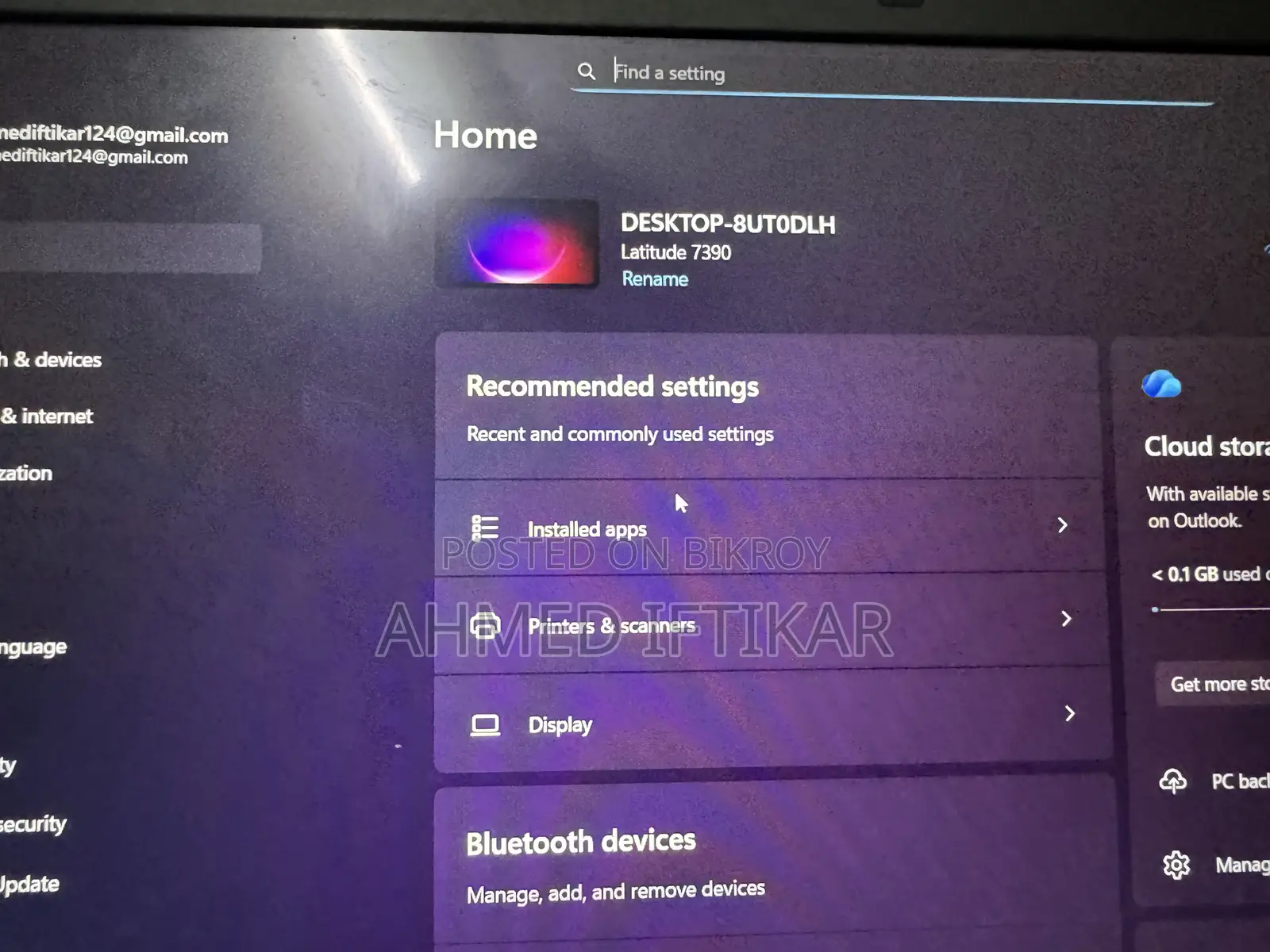 Laptop Dell Latitude 7390 8GB Intel Core I5 SSHD (Hybrid) 256GB