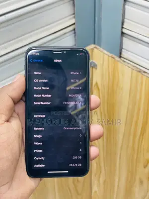 Apple iPhone X 256 GB Black