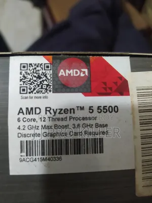 Ryzen 5500 Gaming Cpu Processor With Warranty