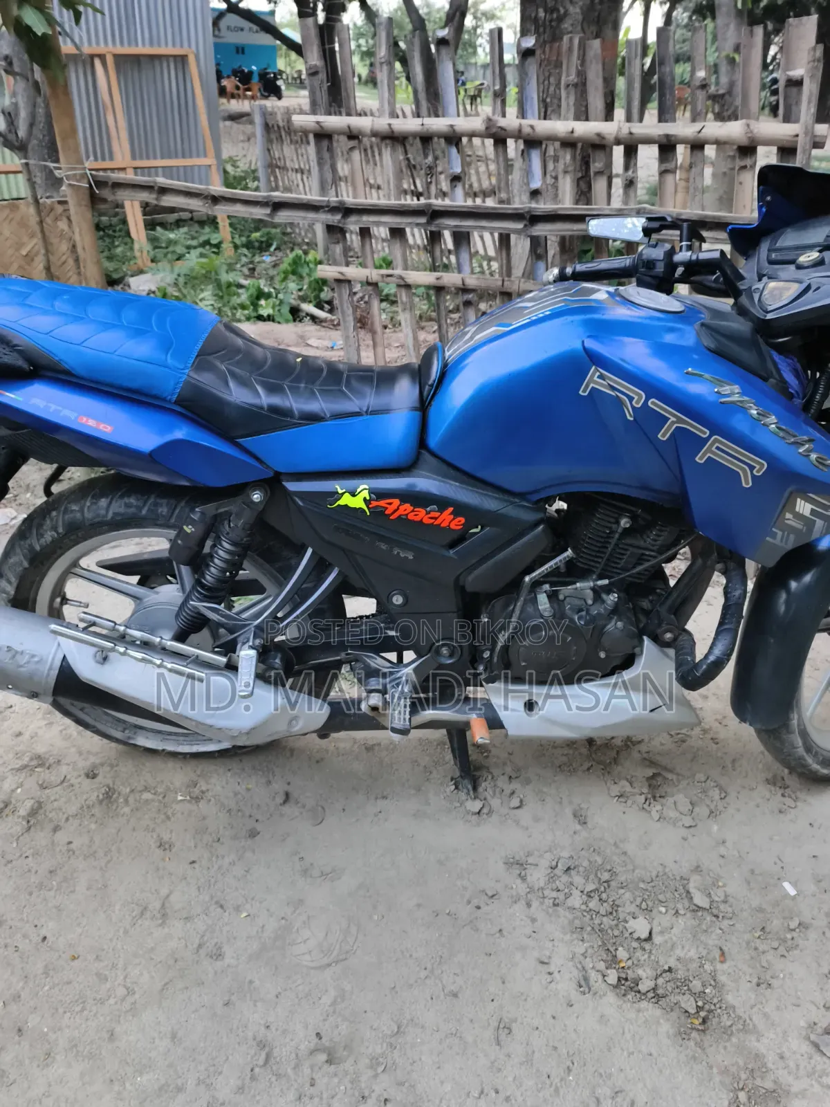 TVS Apache RTR 160 2V 2016 Blue
