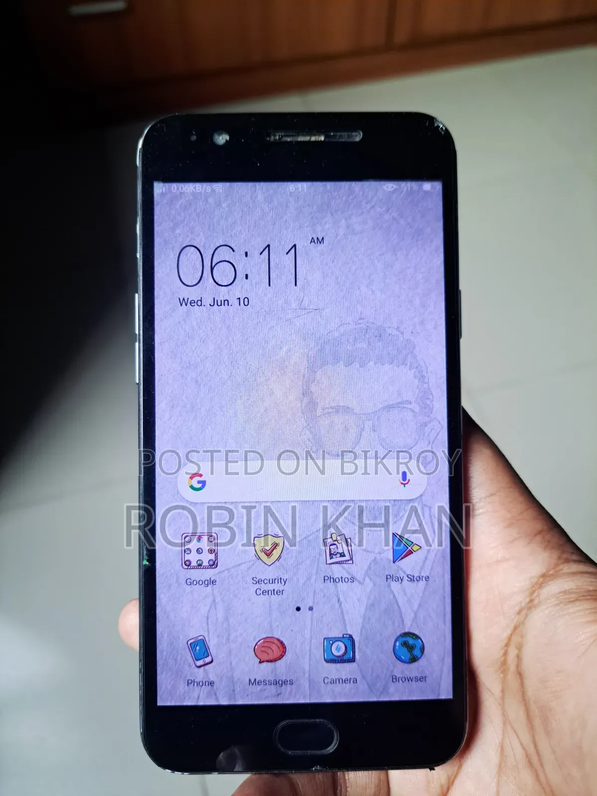 Oppo F1s 32 GB Silver