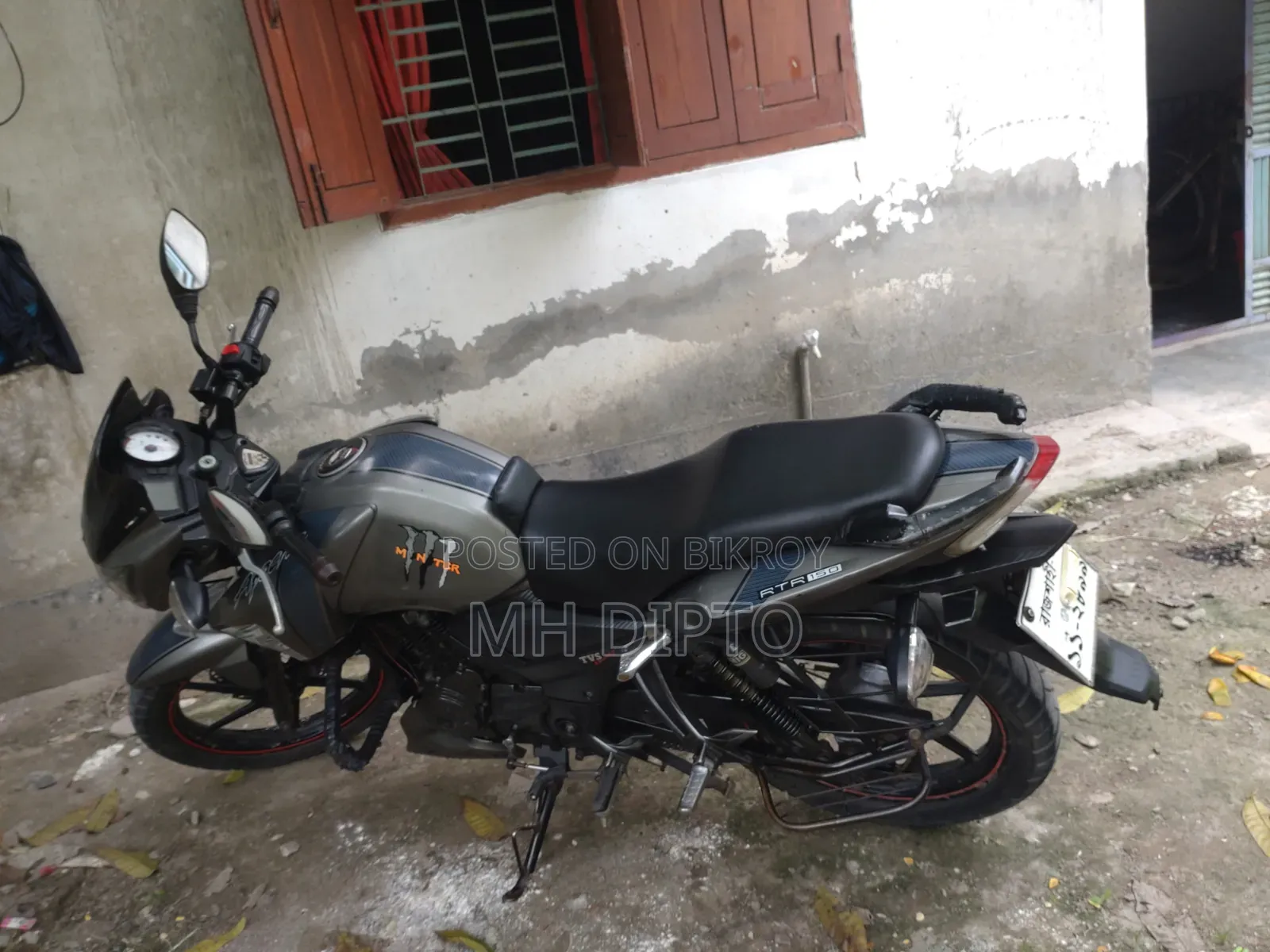 TVS Apache RTR 160 2V 2016 Gray