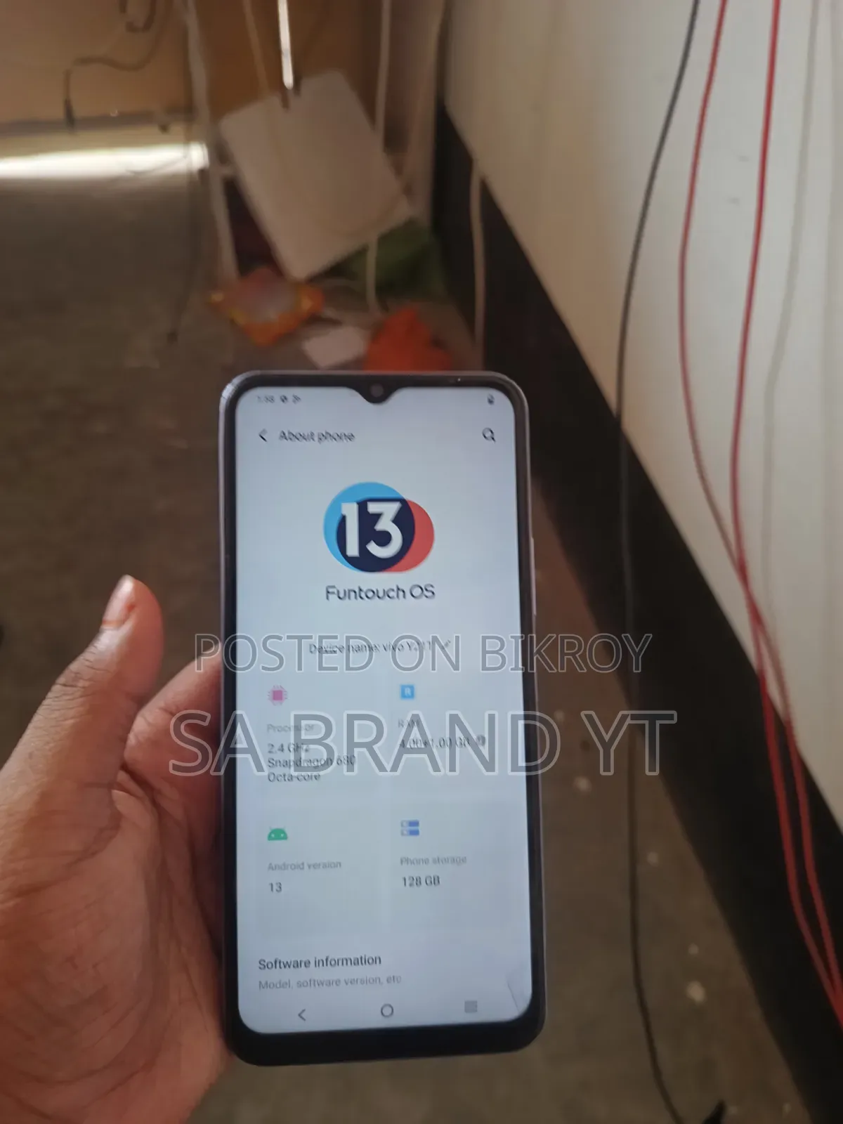 Vivo Y21d 128 GB White