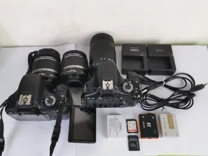 2 DSLR camera setups for sale. Canon Eos 600d Canon 600d.
