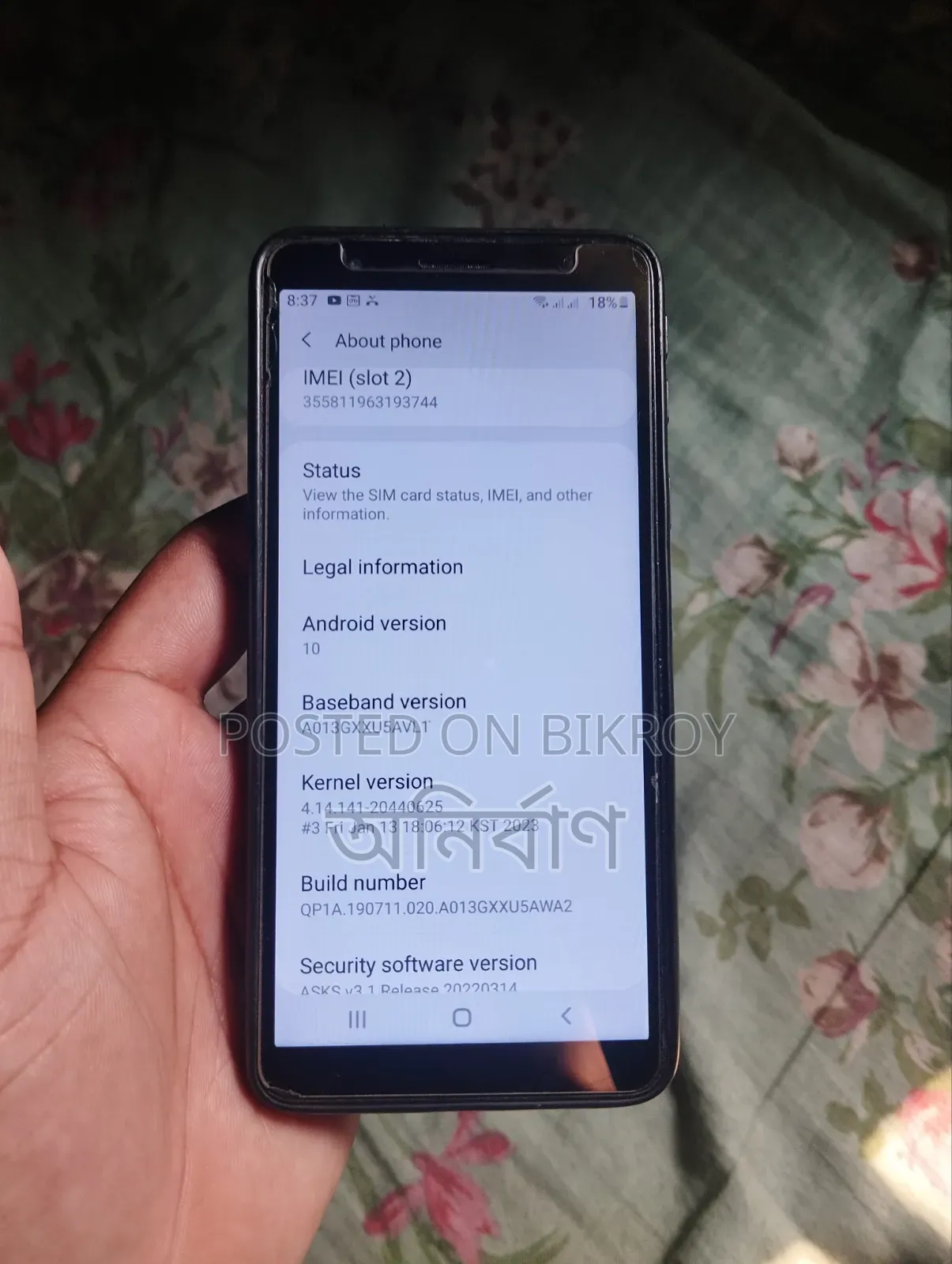 Samsung Galaxy A01 Core 32 GB Black