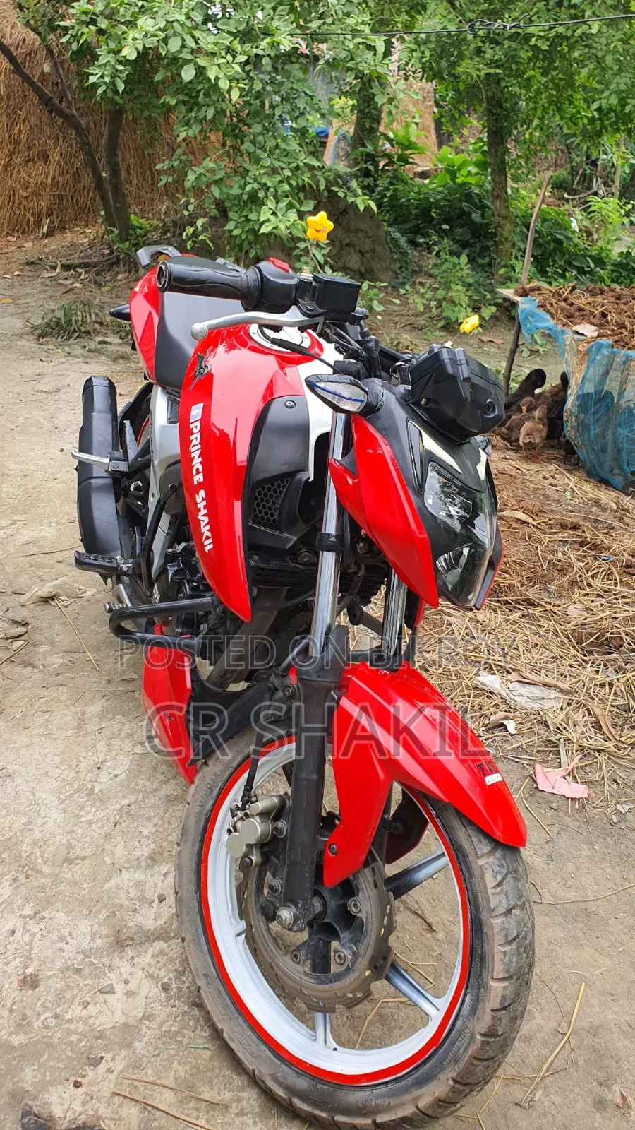 TVS Apache 160 4V 2022 Red