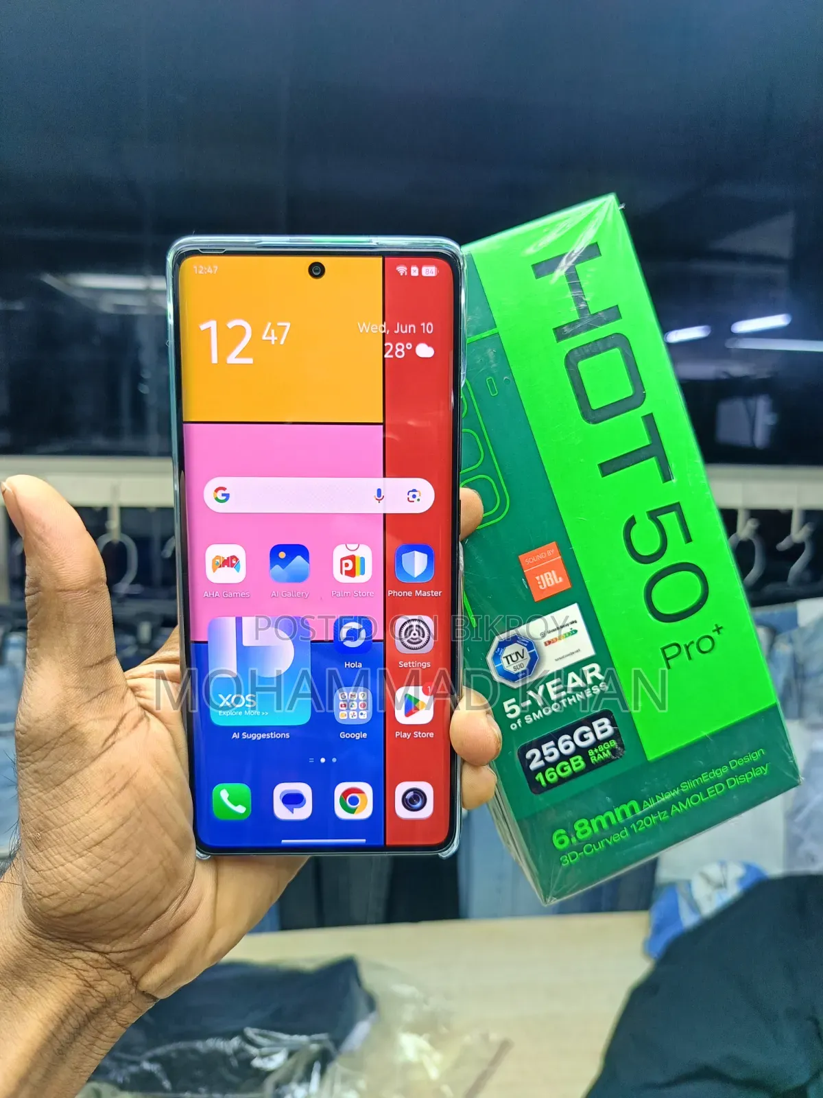 Infinix Hot 50 Pro+ 4G 256 GB Black