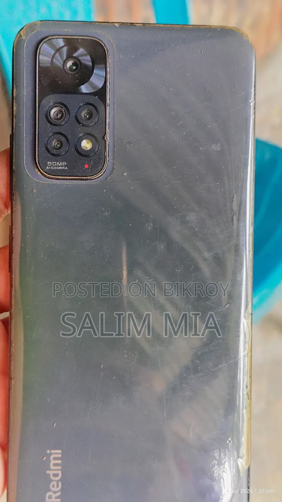 শাওমি রেডমি নোট ১১ ১২৮ জিবি গ্রে