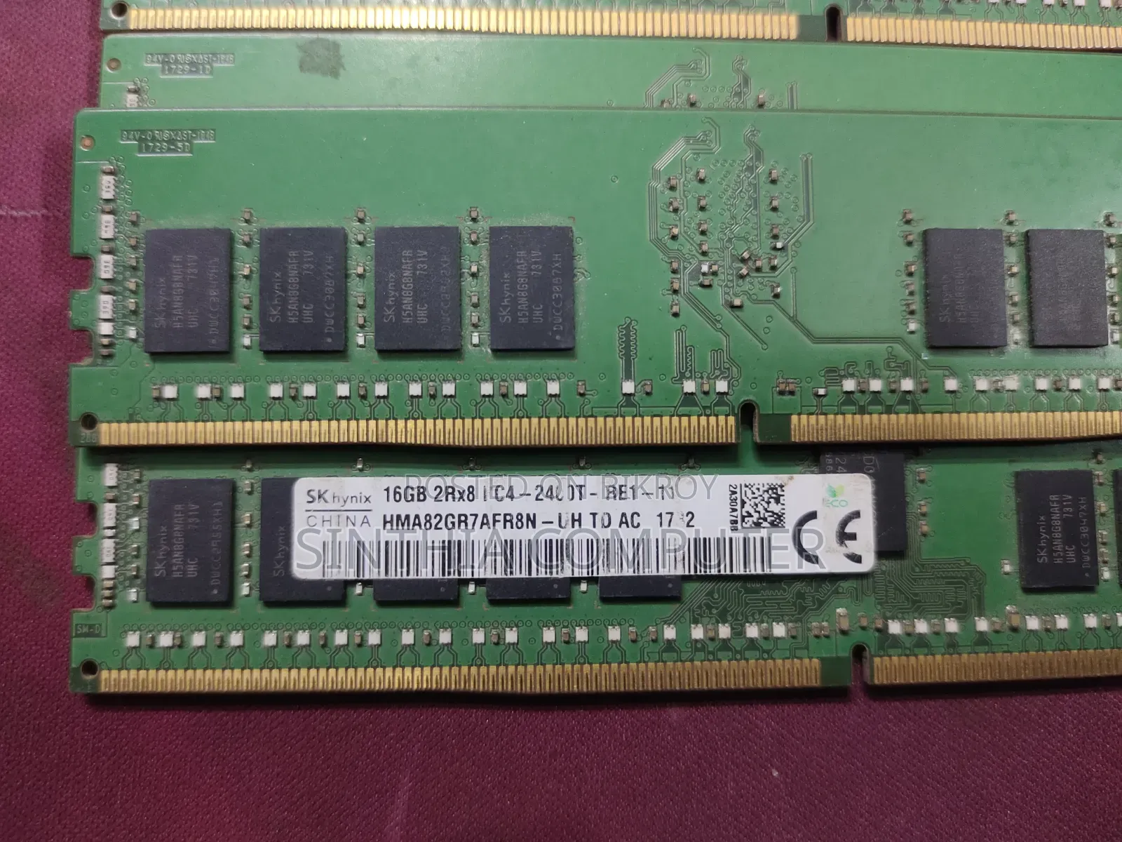 Sk Hynix 16gb Ddr4 2400mhz Ecc Server Ram