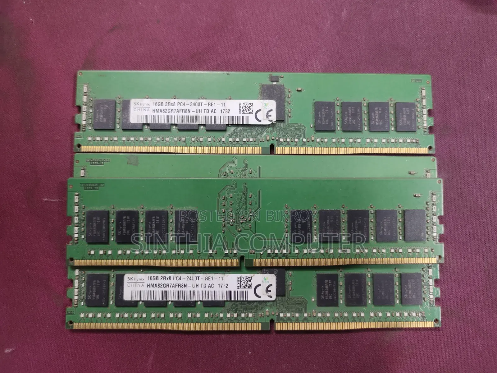 Sk Hynix 16gb Ddr4 2400mhz Ecc Server Ram