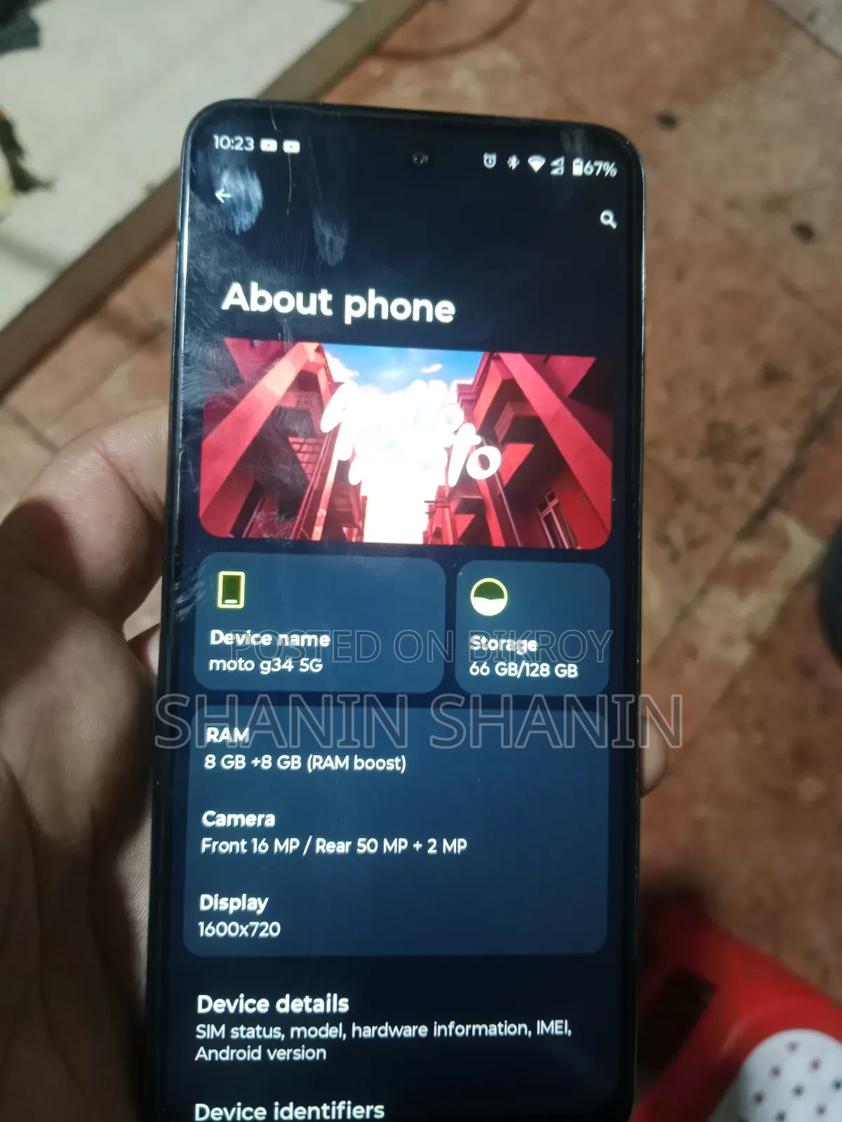 Motorola G34 5G 128 GB Black