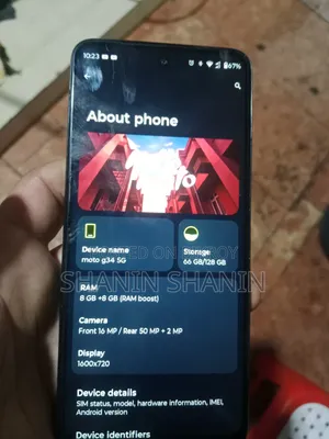 Motorola G34 5G 128 GB Black