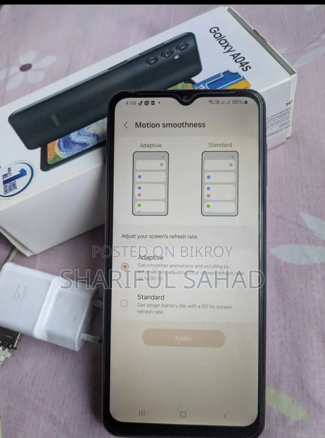 স্যামসাং গ্যালাক্সি এ০৪এস ৬৪ জিবি ব্লু