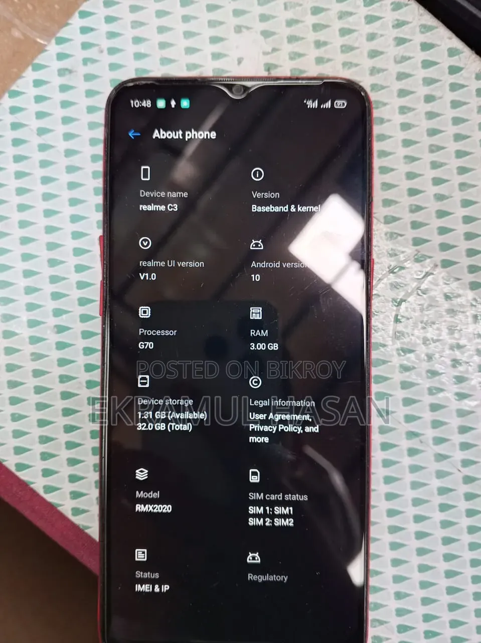 Realme C3 32 GB Red