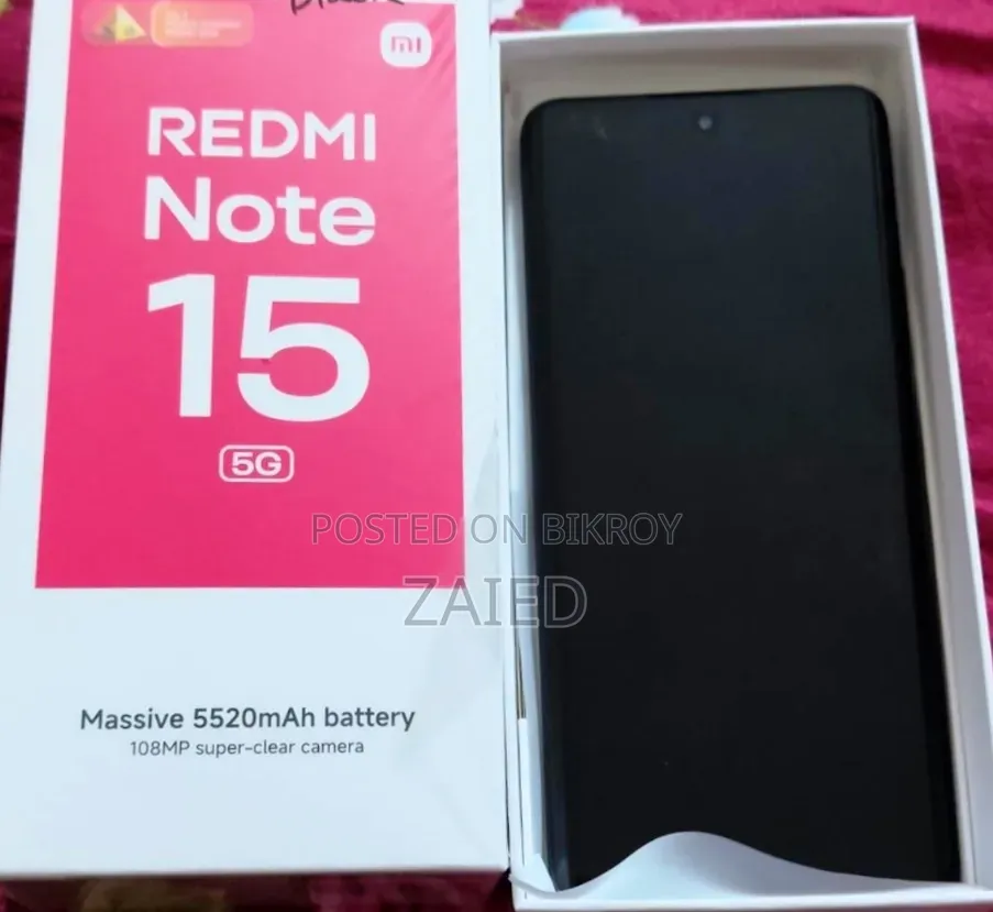 Xiaomi Redmi Note 15 256 GB Black