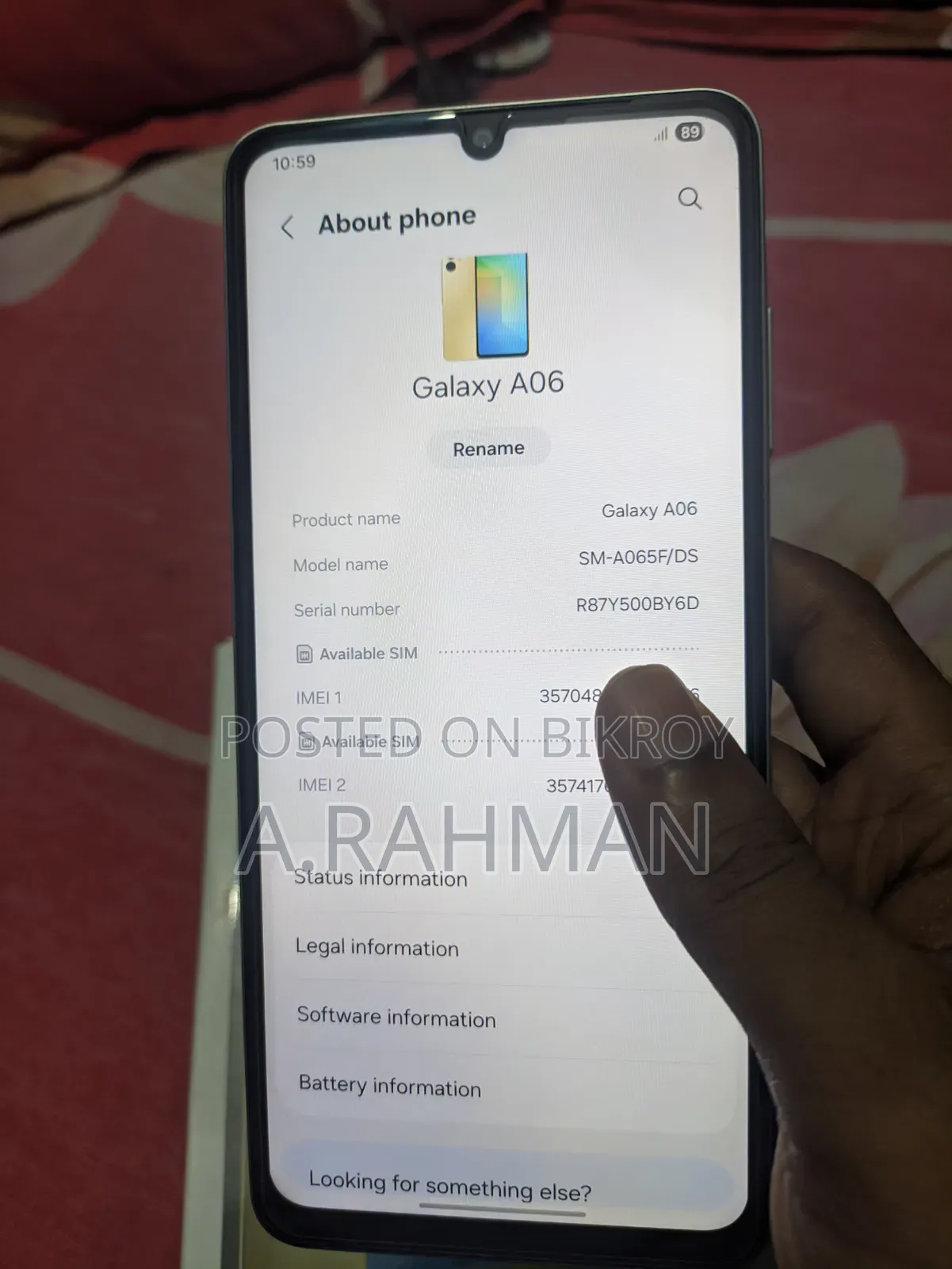 Samsung Galaxy A06 64 GB Gold