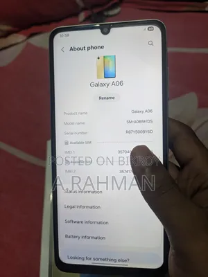 Samsung Galaxy A06 64 GB Gold