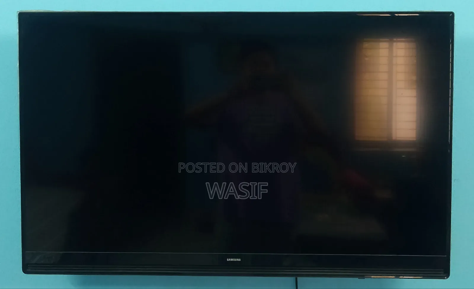 Samsung 43-inch television for sale.