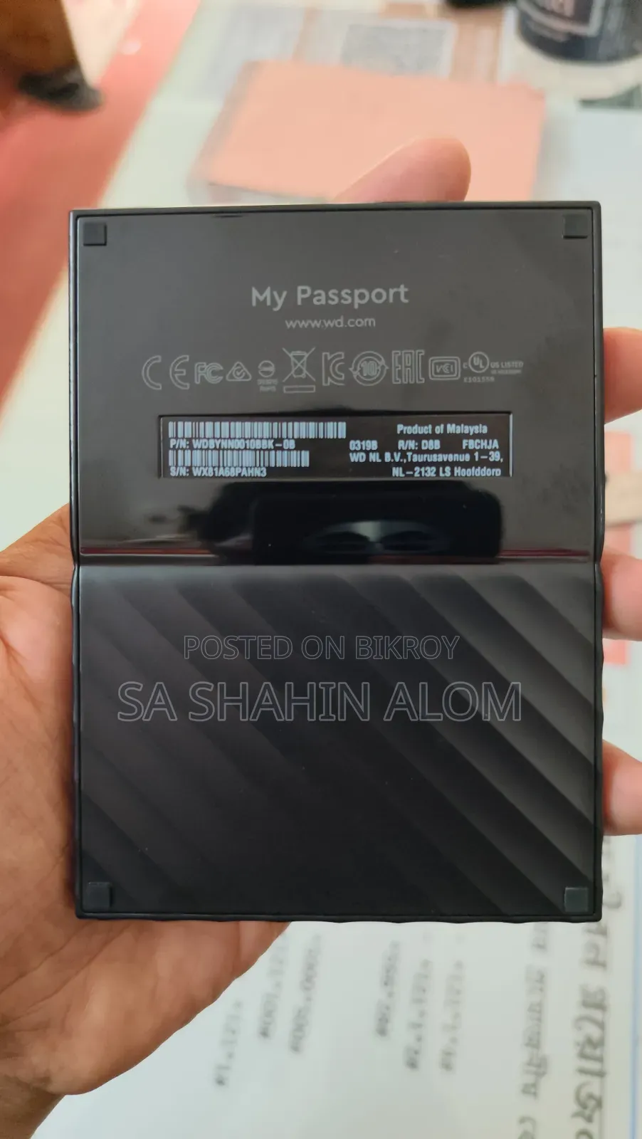 Western Digital (WD) My Passport 1TB Portable HDD