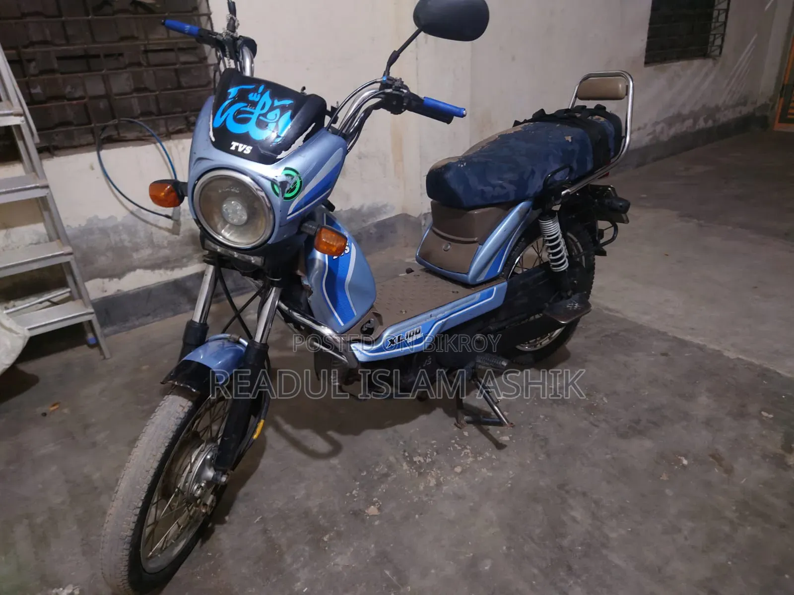 TVS XL 100 Comfort 2021 Blue