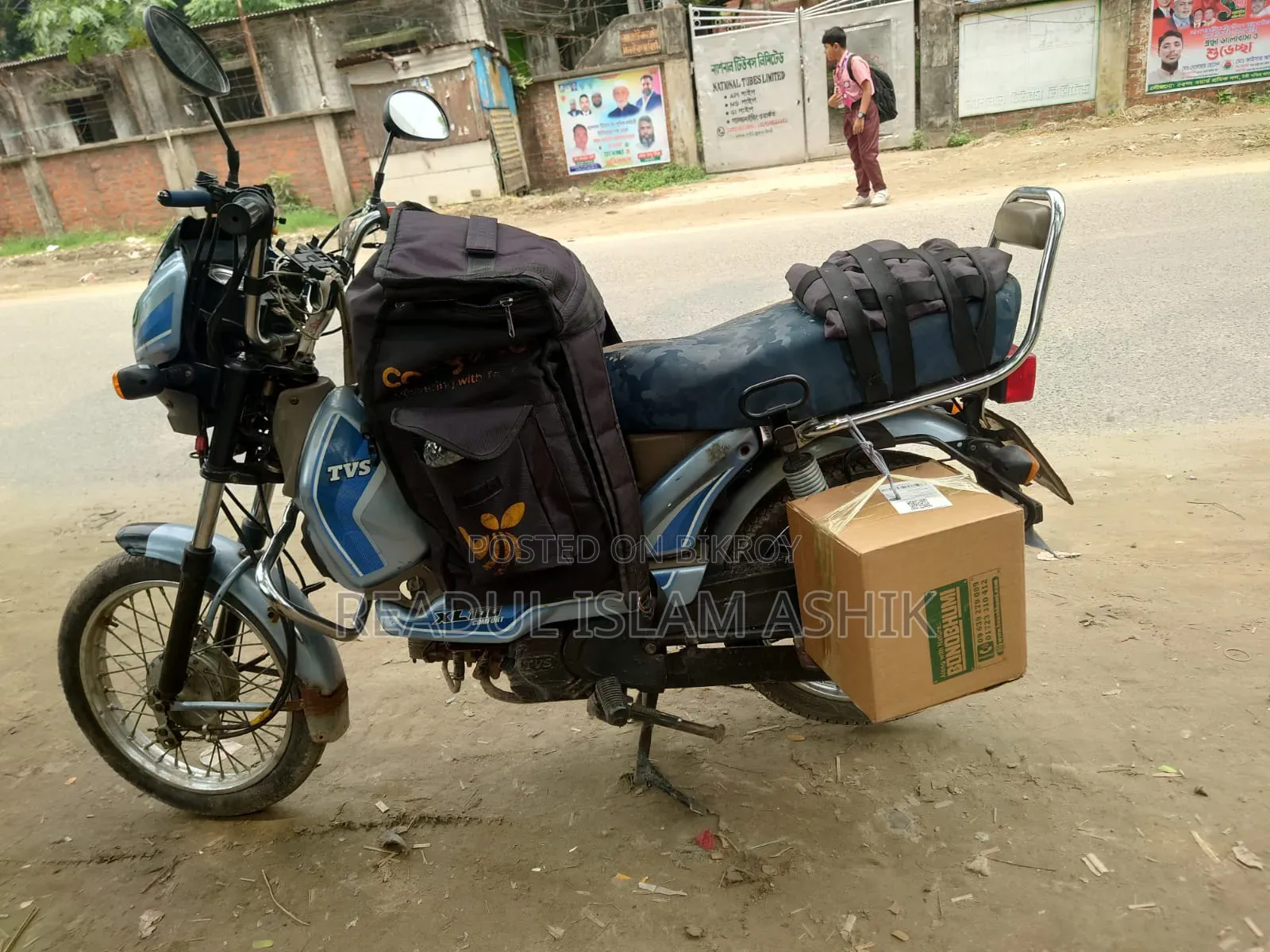 TVS XL 100 Comfort 2021 Blue