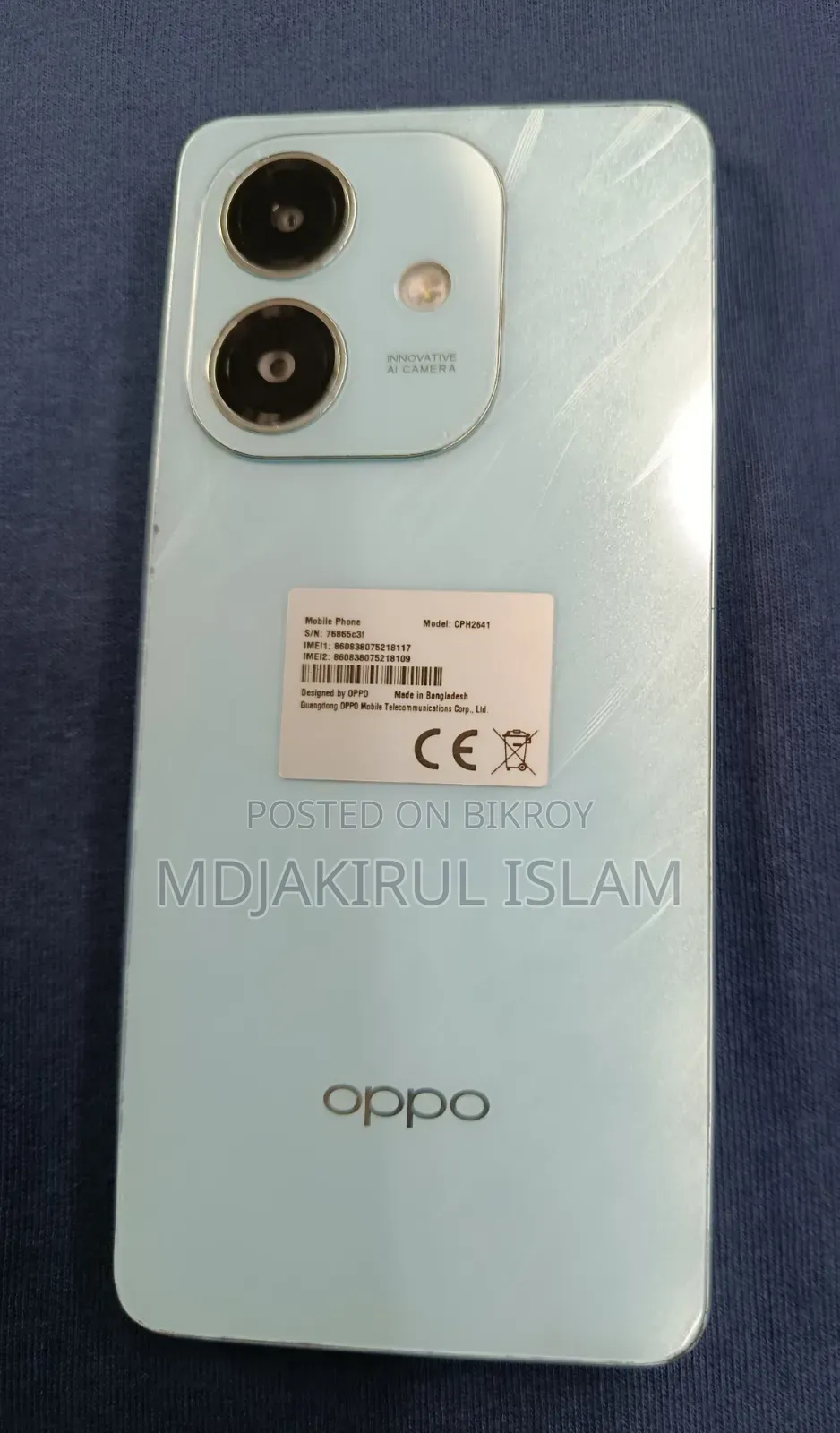 Oppo A3x 64 GB Blue