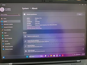 Laptop Lenovo ThinkPad X1 Carbon 16GB Intel Core I5 SSD 512GB
