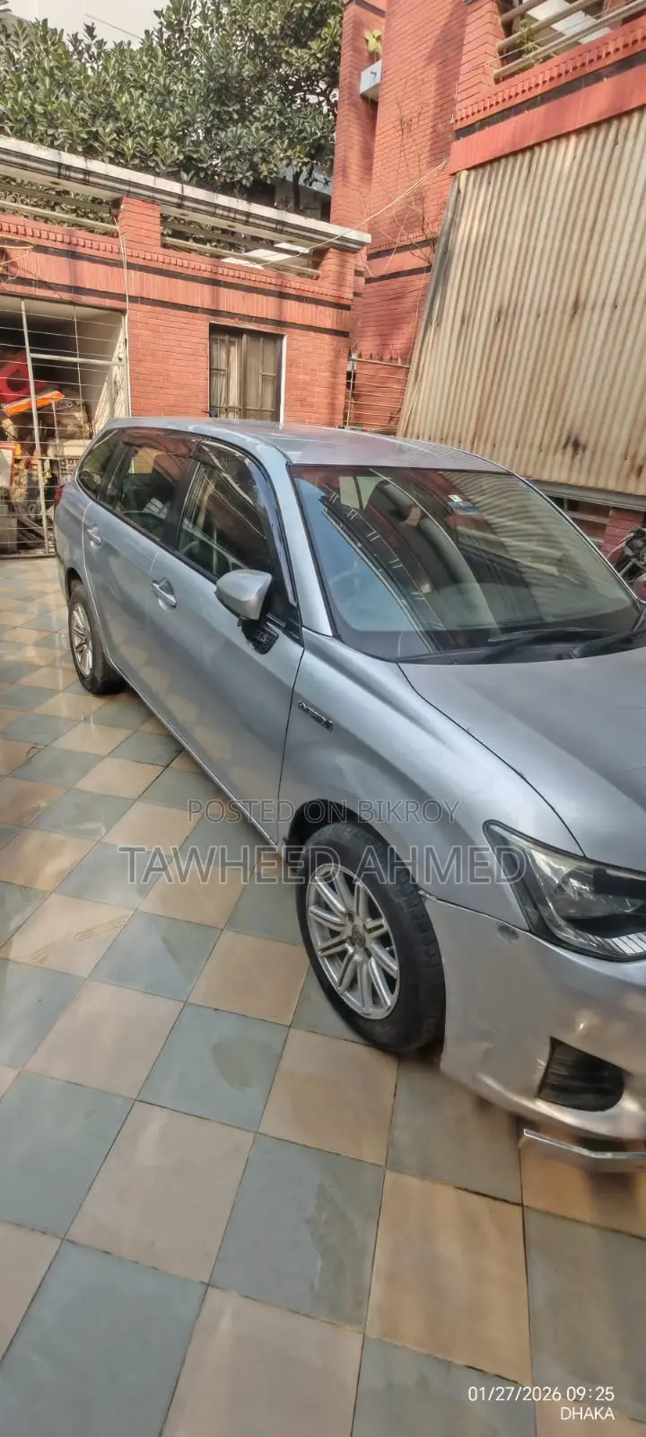 Toyota Corolla Fielder 2014 Silver